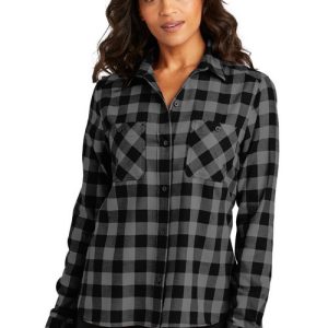 Laid back Plaid Flannel Shirt Ladies