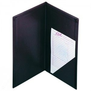 Faux Leather Guest Check Presenterw/ 1 StandardDiagonal Pocket