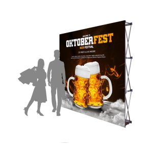 8ft Pop-Up Straight Backdrop Wall Kit