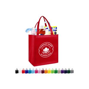 Non-woven Grocery Tote Bags (12'' x 13'' x 8'')