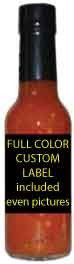 Hot Sauce with Full Color Custom Label - 6 Oz.