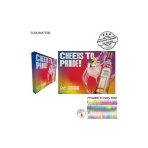 10' Straight Wall Tension Fabric Pop-up Display Kit with Wrap End Caps, NO SETUP CHARGE