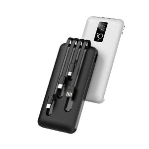 Power Bank With 4 Cable tomatch all kinds ofmobile phones