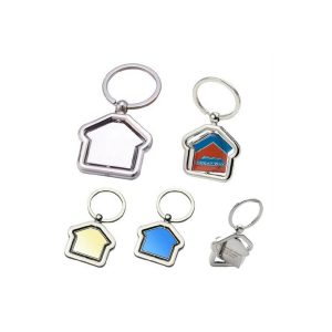House Shaped Revolving Key Chain