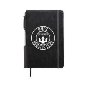 6'' x 8.5'' FSC® Mix Viola Bound Notebook with Pen