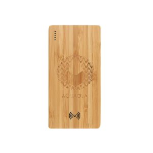 FSC® 100% Bamboo 5000 mAh Wireless Power Bank