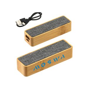 FSC® Bamboo/RPET 2000mAh Mini Power Bank