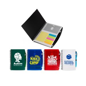 SpiralScript 5.5 x 7 Plastic Spiral Journal with Pen