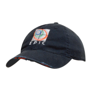 Washed Chino Twill Capw/Distressed Torn Edge Visor (Embroidered)