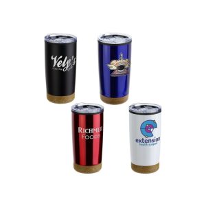 York 20 oz Stainless Steel/Polypropylene Tumblerwith Cork Base