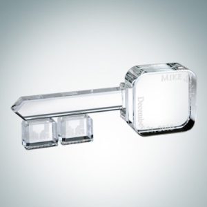 Key to Success Optical Crystal Award (1 1/8")