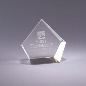 Pentangle Crystal Paperweight