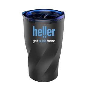 14 oz Black Stainless Steel Twisting Tumbler