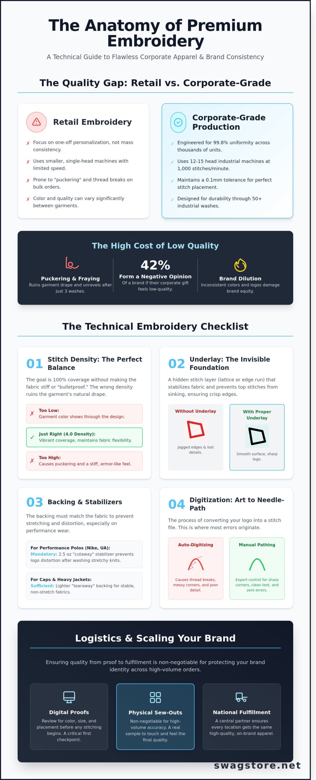 Embroidery in Dallas: The Professional Checklist for Bulk Corporate Apparel