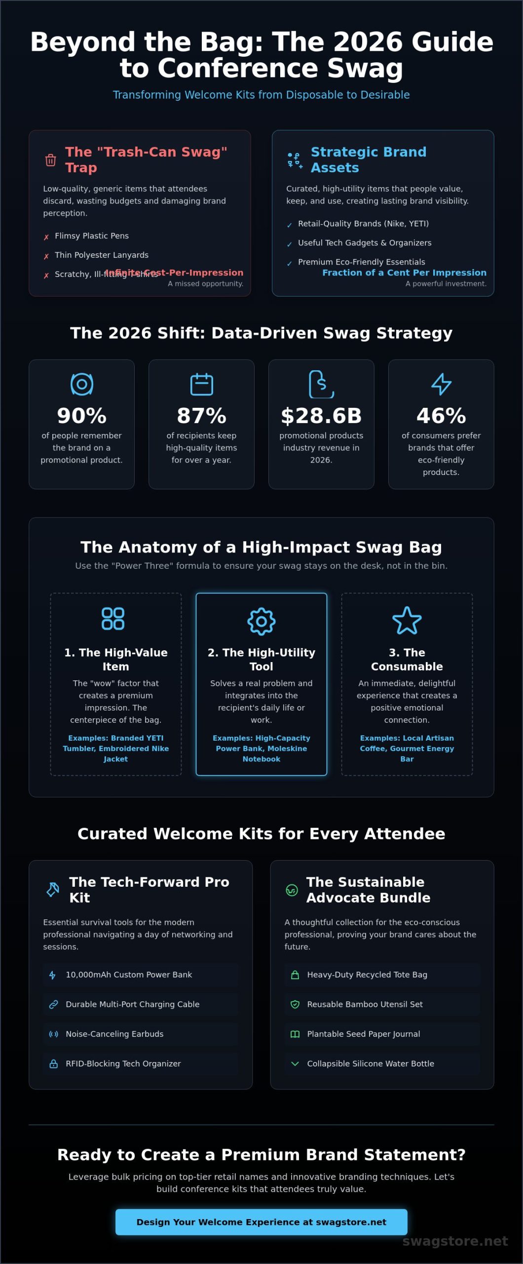 2026 Conference Welcome Bag Ideas: Curating Premium Swag People Keep