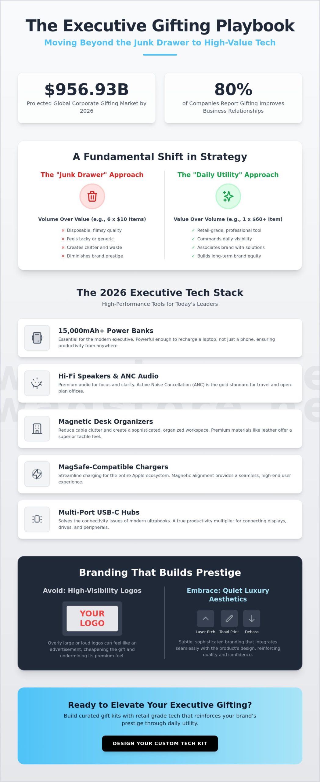 Premium Tech Gifts for Executives: The 2026 Strategic Guide to High-Utility Corporate Swag