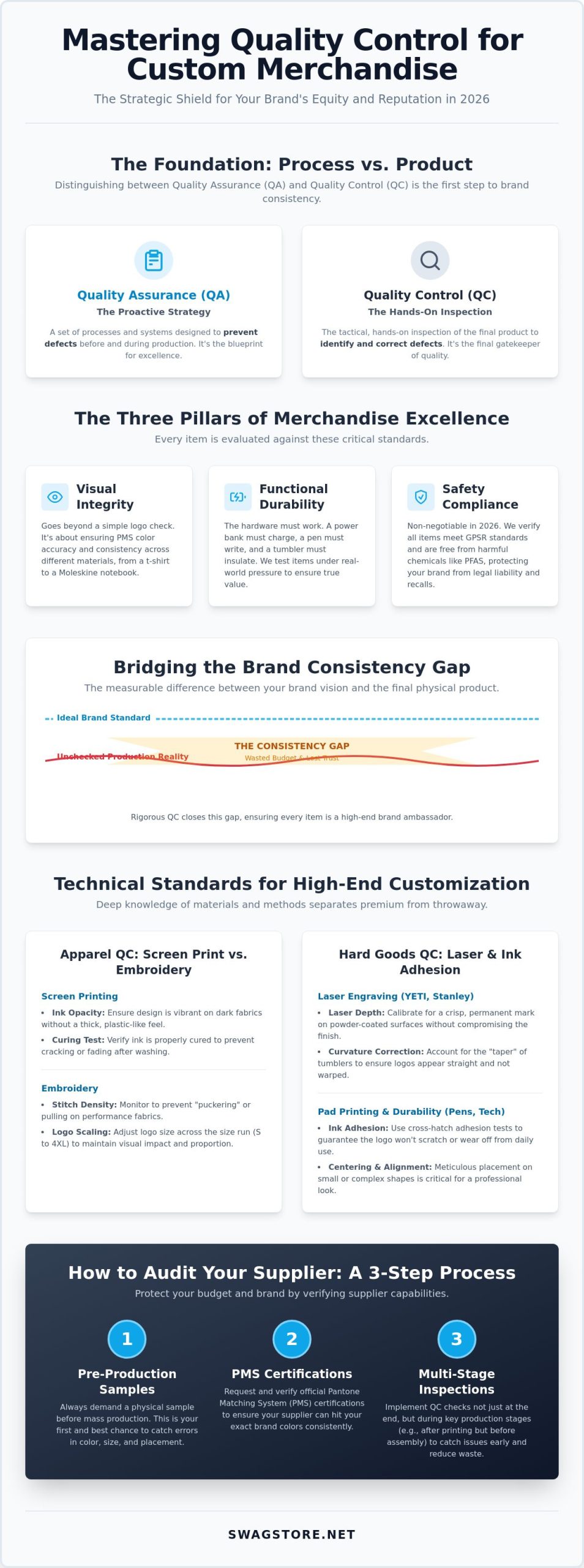 The Gold Standard: A Guide to Quality Control for Custom Merchandise in 2026