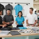 Custom Embroidered Polo Shirts in Bulk for Corporate Branding