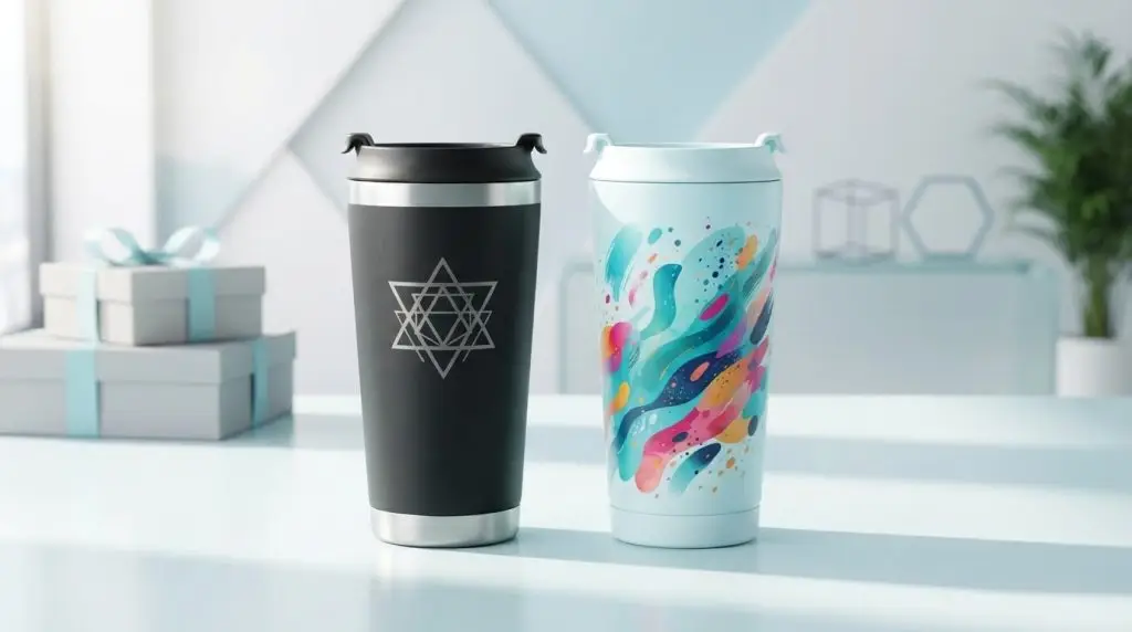 Laser Etched Drinkware vs. Printed: How to Choose for Your Brand in 2026
